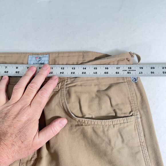 Tyndale FRMC Utility Pant Men 34W 31L see note Tan Flame Resistant Electric Cat2 - Picture 11 of 16
